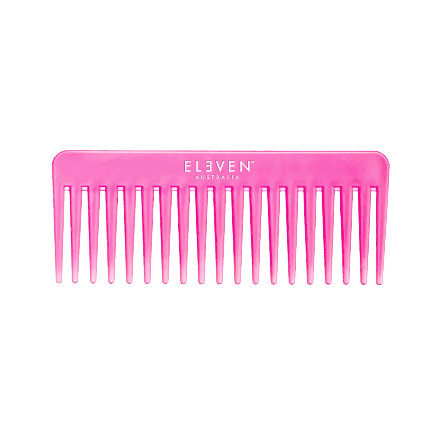 Neon Pink Transparent Comb